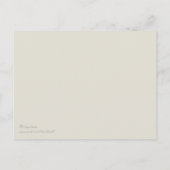 Invitation de mariage vintage (Dos)