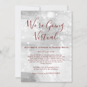 Invitation de mariage virtuel simple (Devant)