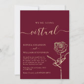 Invitation de mariage virtuelle (Devant)