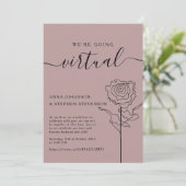 Invitation de mariage virtuelle (Debout devant)