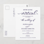 Invitation de mariage virtuelle en ligne (Devant / Derrière)