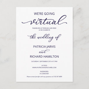 Invitation de mariage virtuelle en ligne