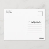 Invitation de mariage virtuelle en ligne (Dos)