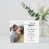 Invitation de mariage virtuelle en ligne (Debout devant)