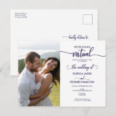 Invitation de mariage virtuelle en ligne (Devant / Derrière)