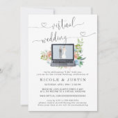 Invitation de mariage virtuelle | Ordinateur porta (Devant)