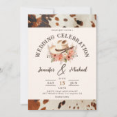 Invitation de mariage western (Devant)
