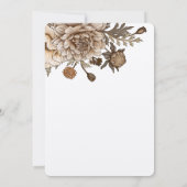 Invitation de mariage Woodland, Invitation Boho, R (Dos)