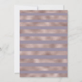 Invitation de Mariages de automne floraux de la pê (Dos)