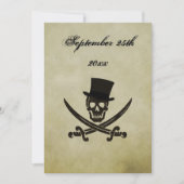 Invitation de Mariages pirates (Devant)