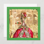 Invitation de Marie Antoinette (Devant / Derrière)