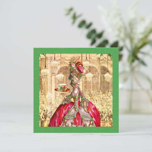 Invitation de Marie Antoinette (Debout devant)