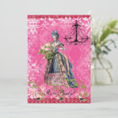 Invitation de Marie de roses indien (Debout devant)