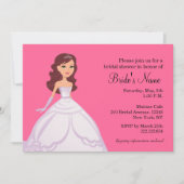 Invitation de mariée à la douche nuptiale (Devant)