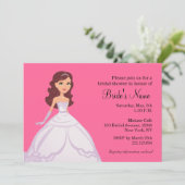 Invitation de mariée à la douche nuptiale (Debout devant)