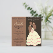 Invitation De Mariée Et De Fille À La Douche (Debout devant)