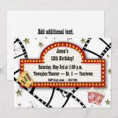 Invitation de marquis de film (Devant / Derrière)