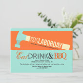 Invitation de marteau de fête du travail (Debout devant)