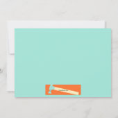 Invitation de marteau de fête du travail (Dos)