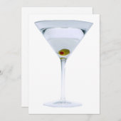 Invitation de Martini Party (Devant / Derrière)