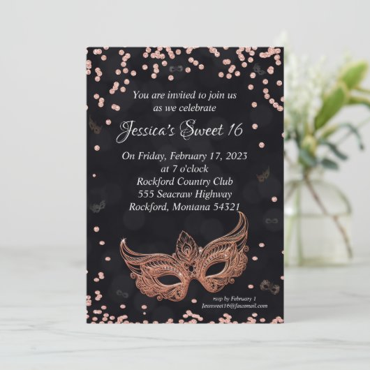 Invitation de Mascarade (Debout devant)