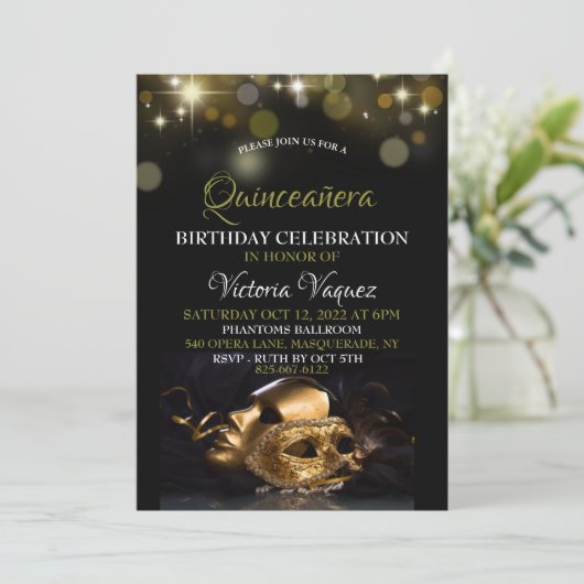 Invitation de Mascarade (Debout devant)