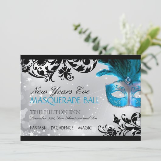 Invitation de mascarade (Debout devant)