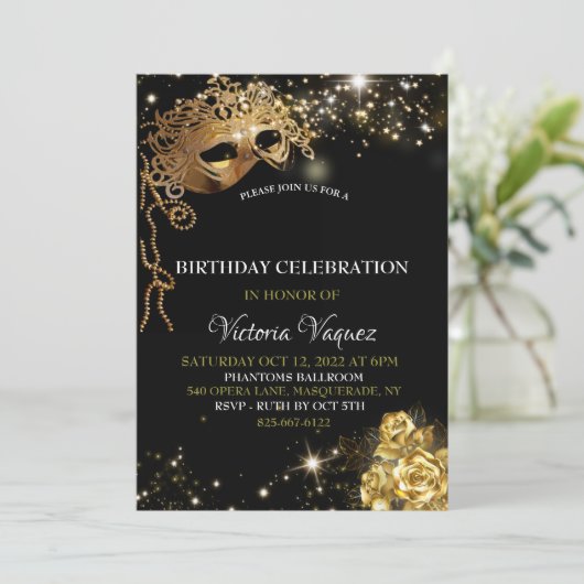 Invitation de Mascarade (Debout devant)