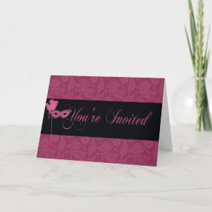 Invitation de mascarade - 2