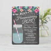 Invitation de Mason Jar BBQ Mason (Debout devant)