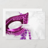 Invitation de masque (Devant / Derrière)