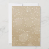 Invitation de masquerade d'anniversaire Élégant Gl (Dos)