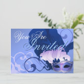 Invitation de masques vénitiens (Debout devant)