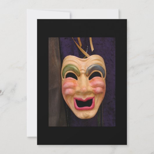 Invitation de masques vénitiens (Devant)