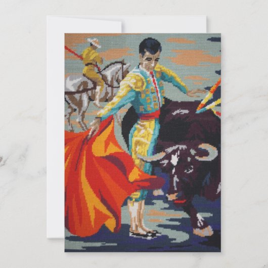 Invitation de Matador d'Espagnol (Devant)