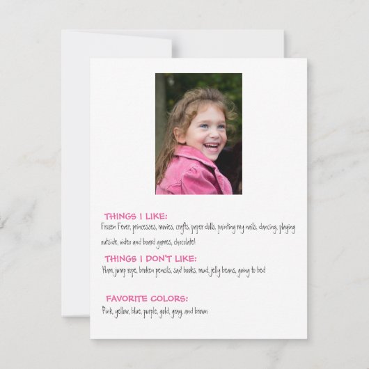 Invitation de matte d'anniversaire de Donut 4,25 p (Dos)