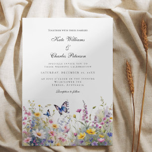 Invitation de Meadows Fleur sauvage lunatique
