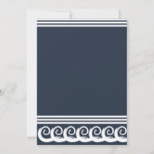 Invitation de méandre moderne (Dos)