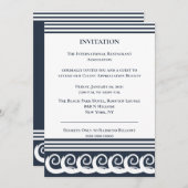 Invitation de méandre moderne (Devant / Derrière)