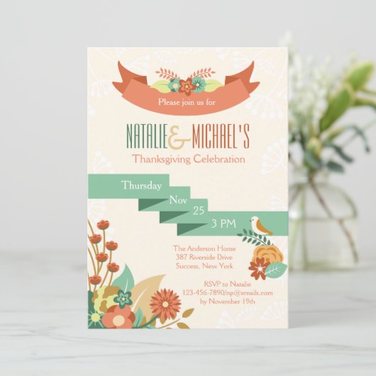 Invitation de Medley Flower (Debout devant)