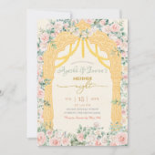 Invitation de Mehndi Rose Sauge (Devant)