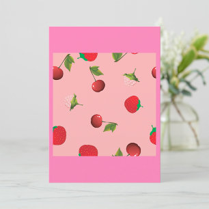 Invitation de mélange de fruits