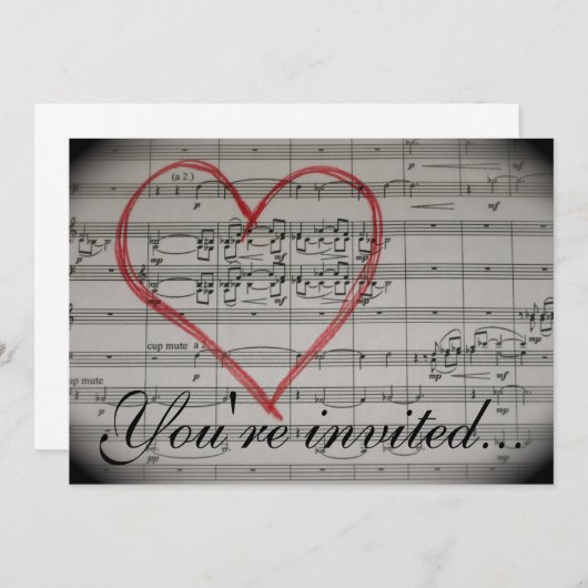 Invitation de mélomanes (Devant / Derrière)