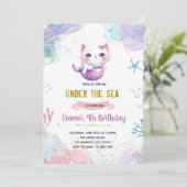 Invitation de Mermaid (Debout devant)