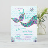 Invitation de Mermaid Bridal Show, parties scintil (Debout devant)