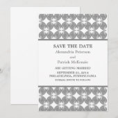 Invitation de mise en garde de style déco moderne (Devant / Derrière)