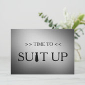 Invitation de mise en tenue de fond blanc (Debout devant)