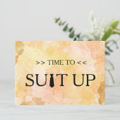 Invitation de mise en tenue de fond blanc (Debout devant)