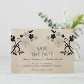 Invitation de mise en vente à la date grise douce  (Debout devant)