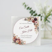 Invitation de mise en vente de date de mariage à t (Debout devant)